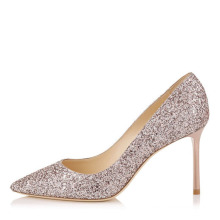 pointed toes high heel women glitter wedding part dress pump shoes